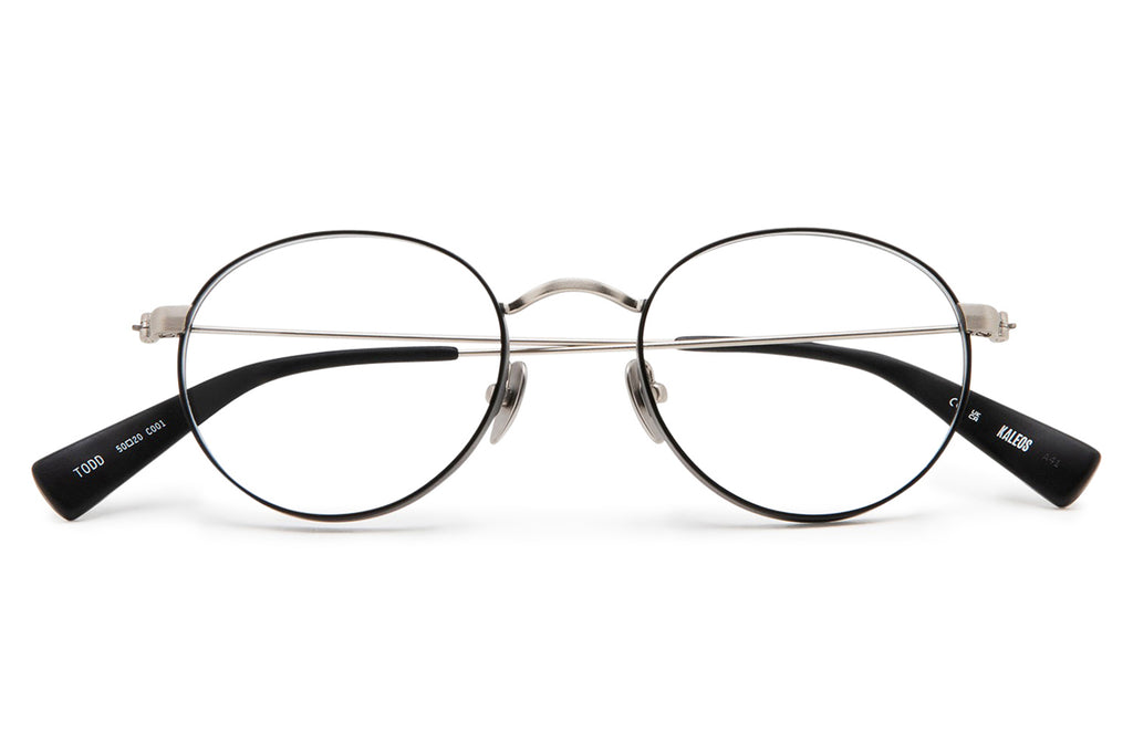 Kaleos Eyehunters - Todd Eyeglasses Matte Black/Silver