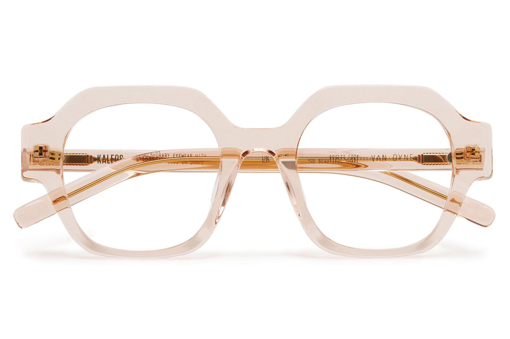 Kaleos Eyehunters - Van Dyne Eyeglasses Transparent Light Pink