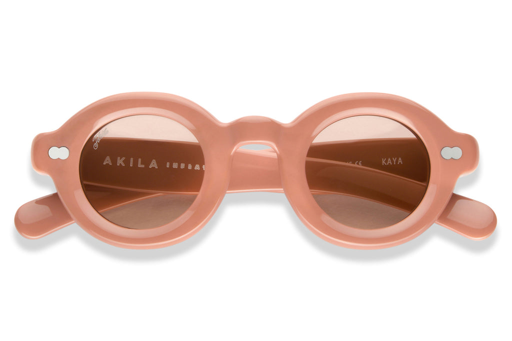 AKILA® Eyewear - Kaya_Inflated Sunglasses Pink w/ Brown Lenses