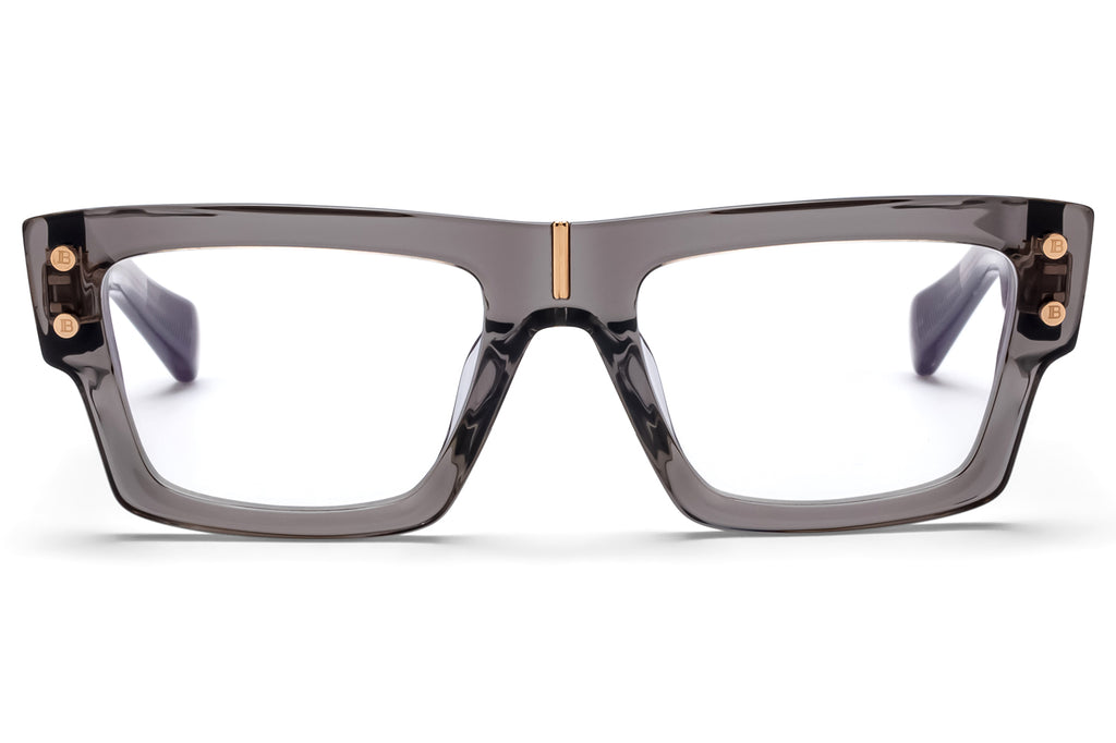 Balmain® Eyewear - Majestic Eyeglasses Crystal Grey & White Gold