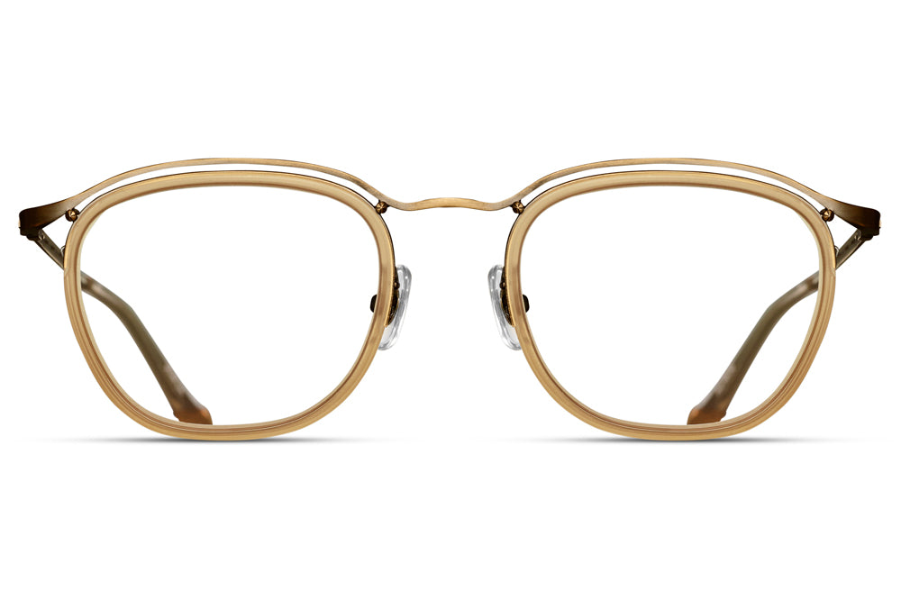 Matsuda Eyewear - M3092 Eyeglasses Antique Gold/Matte Caramel