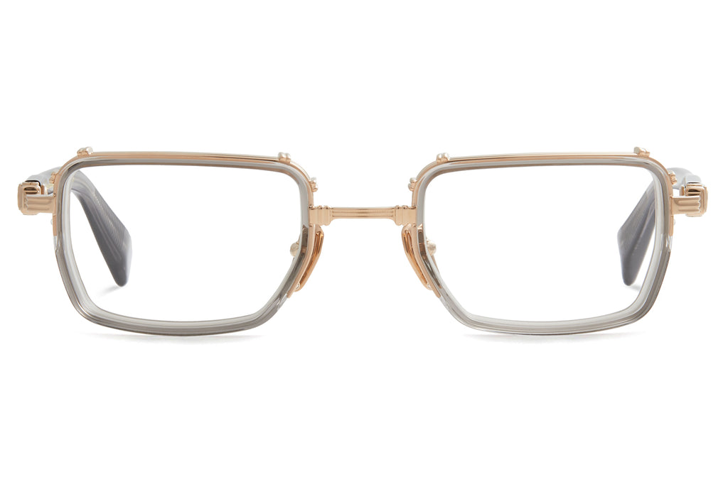 Balmain® Eyewear - Saint-Jean Eyeglasses White Gold - Crystal Grey