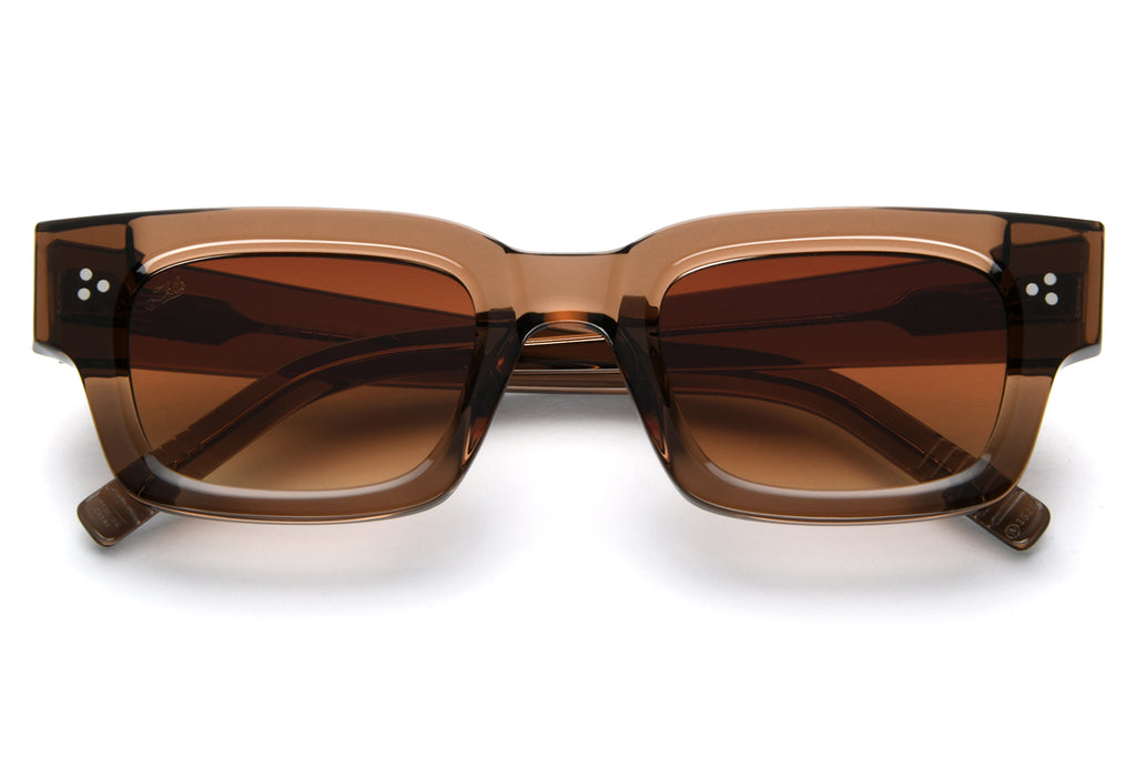 AKILA® Eyewear - Syndicate Sunglasses Brown w/ Amber Gradient Lenses