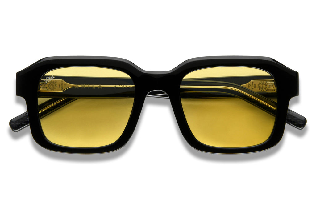 AKILA® Eyewear - Vera Sunglasses Black w/ Yellow Lenses