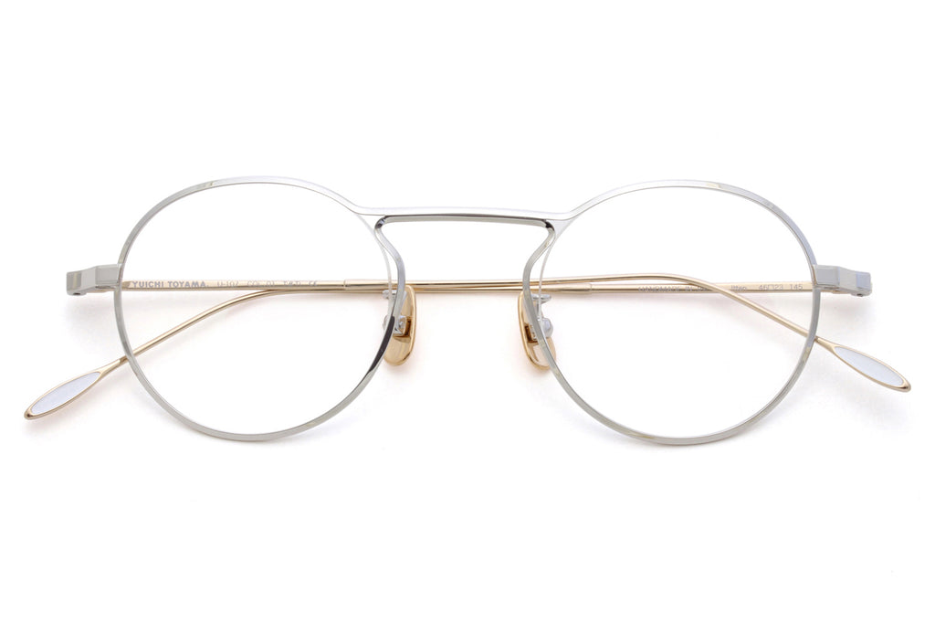 Yuichi Toyama - Itten (U-107) Eyeglasses Silver/White Gold