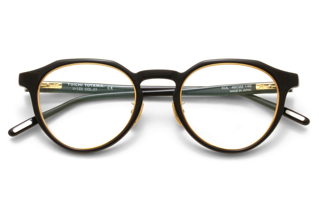 Yuichi Toyama - KUL (U-122) Eyeglasses Black/Gold