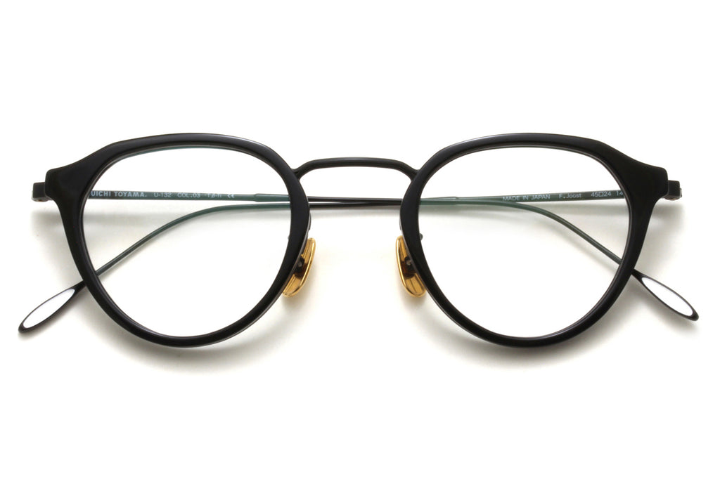 Yuichi Toyama - F. Joost (U-132) Eyeglasses Matte Black/Black