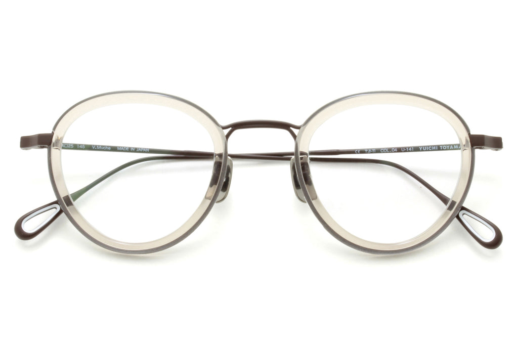 Yuichi Toyama - V. Muche (U-141) Eyeglasses Brown Matte/Clear Mocha