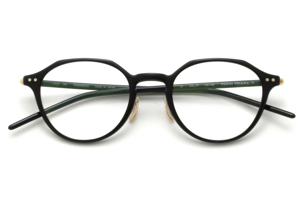 Yuichi Toyama - Yamanoji (UD-138) Eyeglasses Black/Gold